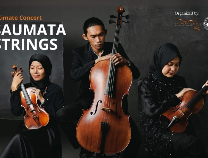 Konser eksklusif 'Intimate Concert SAUMATA STRINGS' akan berlangsung pada 22 Januari 2025 dan bertempat di Hall Lantai 2 PKM UIN Alauddin.