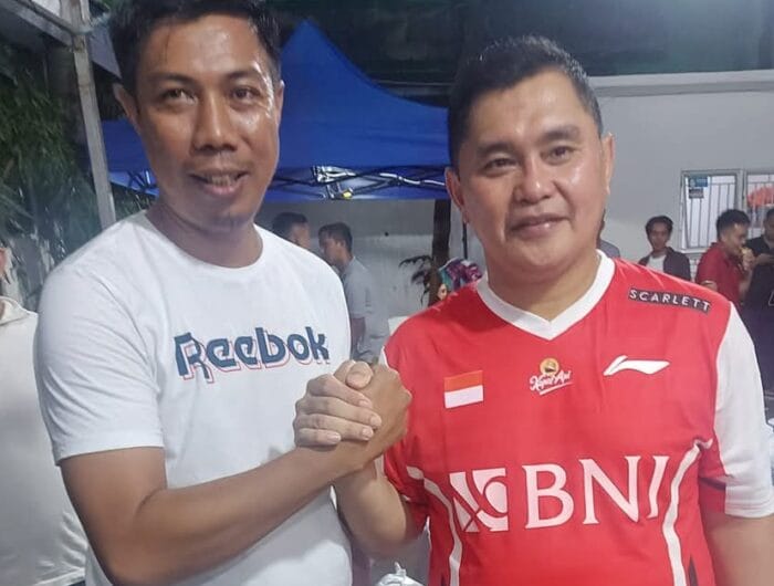 Ketua Fraksi PAN Gowa, Faisal Nyengka bersama Kabaharkam Mabes Polri, Komjen Pol Muhammad Fadil Imran