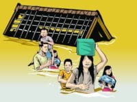 Banjr terjadi di sembilan desa di kabupaten Luwu setelah empat jam hujan deras.