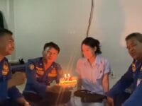 Putri Affirira bersama Damkar