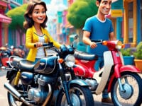 Transaksi penjualan sepeda motor di Indonesia kian lesu.