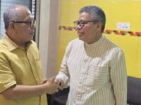 Ilham Arief sirajuddin saat bertemu dengan taufan pawe