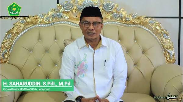 Kepala Kemenag Jeneponto, Saharuddin