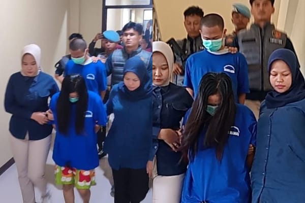 Pasutri di Pangandaran ditangkap polisi setelah nekat bugil dan mesum di depan live kamera.