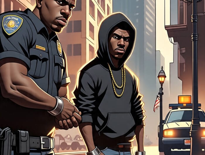 ilustrasi preman dibekuk polisi