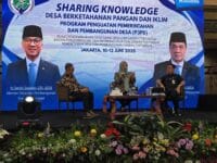 Bupati Gowa, Sitti Husniah Talenrang saat menjadi narasumber di Kementerian Desa PDT.