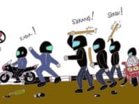 ilustrasi: kawanan geng motor