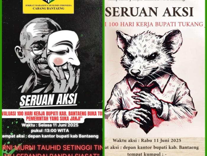 seruan aksi mengkritisi 100 hari kerja Bupati Bantaeng