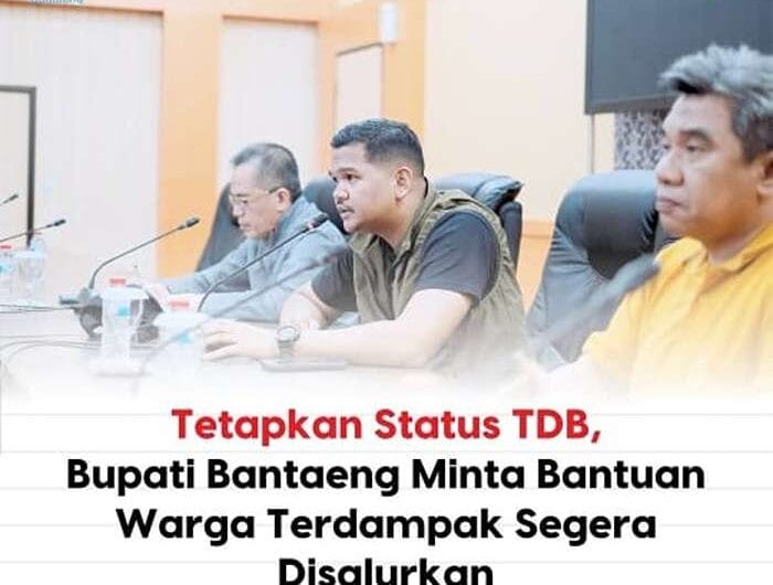 Potongan gambar rilis Pemkab Bantaeng terkait status Tanggap Darurat Bencana (TDB) yang dkeluarkan Pemkab Bantaeng.
