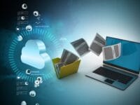 ilustrasi transfer data digital