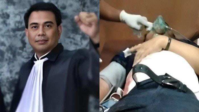 Foto mendiang pengacara di Bone, Rudy S Gani yang tewas tertembak. Hingga kini pelakunya masih berkeliaran.