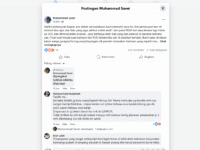 Warga korban banjir Bantaeng yang menyampaikan keluh kesahnya di media sosial lantaran susahnya mengakses bantuan dari pemerintah.