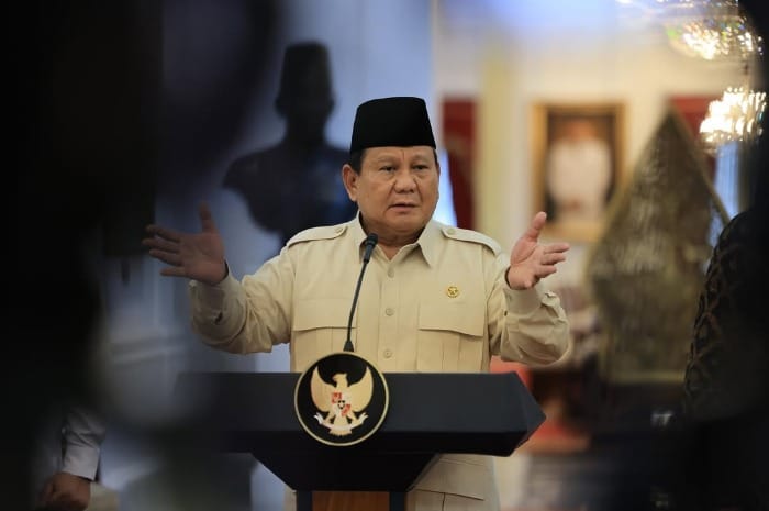 Presiden RI Prabowo Subianto