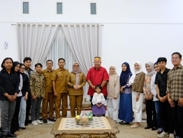 Lembaga Seni Budaya Batara Gowa saat melakukan audiens dengan Bupati Gowa, Husniah Talenrang, Kamis, 3 Juli 2025.