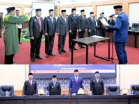 WAJAH LAMA. Bupati Bantaeng, M Fathul Fauzi N saat melantik tujuh pejabat di kantor Bupati Bantaeng.