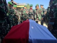 Pemakaman Prada Lucky di Kupang, NTT.