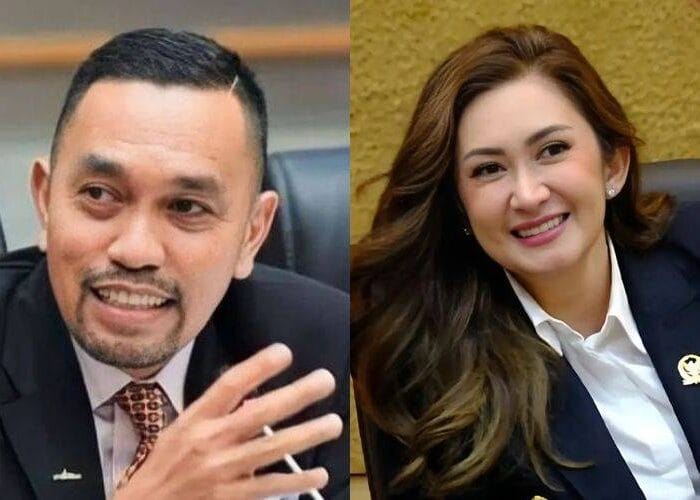 anggota DPR RI, Ahmad Sahroni dan Nafa Urbach dari partai Nasdem kini diberhentikan dari jabatannya sebagai anggota DPR RI.
