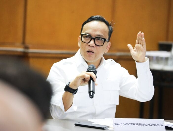 Wakil Menteri Tenaga Kerja (Wamenaker) RI, Immanuel Ebenezer terjaring dalam operasi tangkap tangan (OTT) KPK