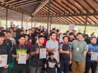 SELEKSI. Atlet E-Sports Kabupaten Gowa seleksi atlet di RTH Lapangan Syech Yusuf Gowa, Sabtu,16 Agustus 2025.