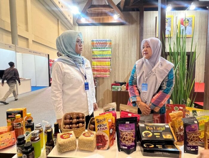 Bupati Gowa, Sitti Husniah Talenrang di Apkasi Otonomi Expo (AOE) 2025 yang digelar di Nusantara Convention Hall, Jl. BSD Grand Boulevard Raya No.1, BSD City, Kabupaten Tangerang, Kamis, 28 Agustus 2025.