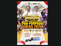 MULAI DIBUKA. Seleksi atlet E-Sports di Kabupaten Gowa mulai dibuka pada 9 Agustus hingga 14 Agustus 2025. Player dipersilahkan mendaftar.