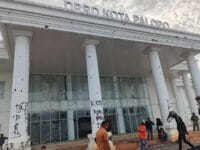 Gedung DPRD Palopo yang hancur usai dirusak massa, Senin, 1 September 2025 lalu.