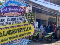 situasi kediaman Iko Juliant Junior Mahasiswa FH Unnes.