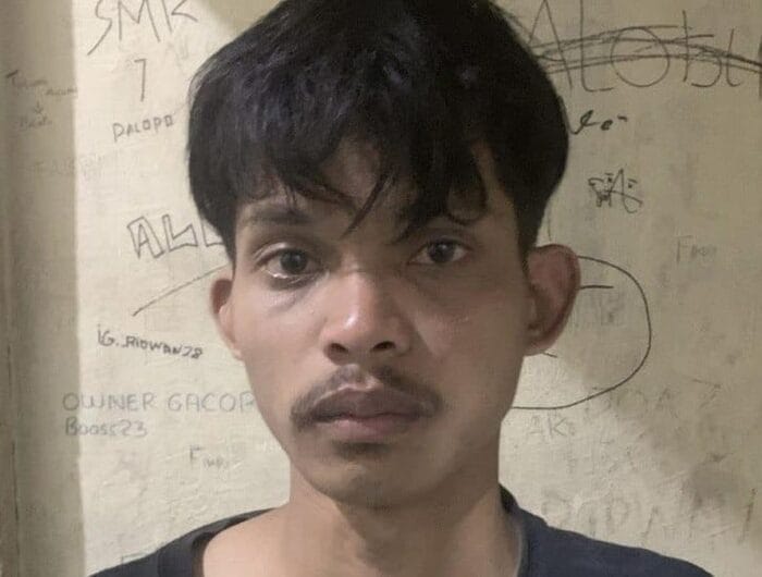 BAYARAN. Salah satu pengunjuk rasa bernama Fangki (25) yang terlibat dalam perusakan gedung DPRD Palopo, pekan lalu. Fangky mengaku mendapat bayaran Rp400 ribu untuk melakukan aksinya.