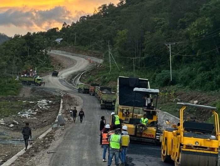 Ilustrasi proyek jalan