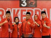 Danny Pomanto bersama pengurus PDIP Sulsel.