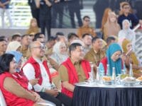 Wali Kota Makassar, Munafri Arifuddin dalam acara launching program Makassar Berjasa, Rabu, 1 Oktober 2025.