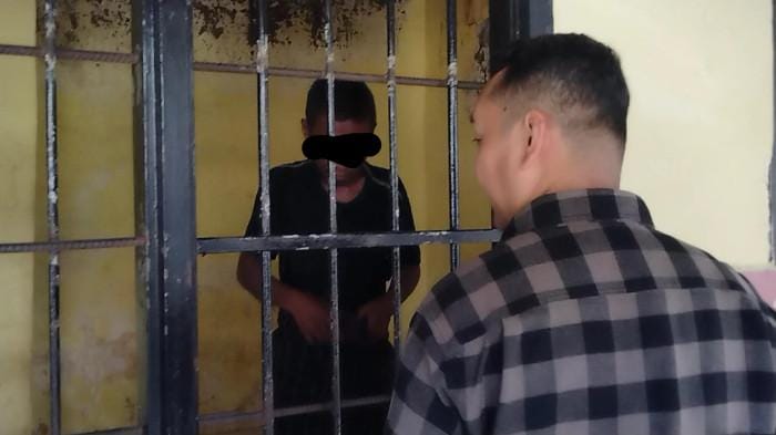 Polisi mengamankan seorang ODGJ karena terlibat penyerangan terhadap seorang juru parkir di Makassar.