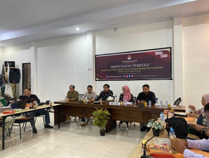 Rapat pleno KPU Gowa