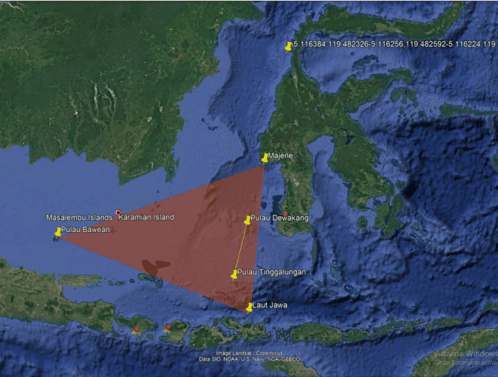 MISTIS. Kawasan segitiga bermuda masalembo yang terkenal berbahaya bagi pelaut Indonesia.