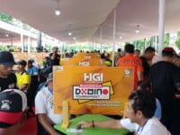 MERIAH. Ajang Indonesia Domino Tournament (IDoT) 2025 ini berlangsung di kawasan Gelora Bung Karno pada Sabtu-Minggu, (15-16/11/2025).