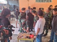 NARKOBA. Aparat TNI mengamankan lima orang pengguna narkoba dalam patroli keamanan di kawasan Sapiria dan Borta, Kecamatan Tallo.