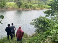 PROTES. Lokasi perbaikan sungai di Desa Lompo Tengah, Kecamatan Tanete Riaja, Kabupaten Barru, Sulawesi Selatan.