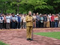 GRATIS. Pemerintah Kabupaten Gowa mulai menyalurkan bantuan benih gratis.