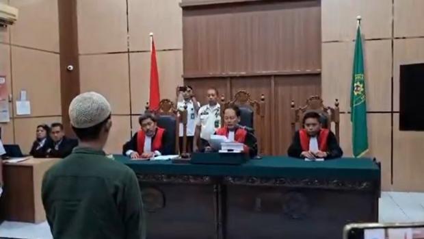 HUKUMAN MATI. Ahmad Yani, terpidana kasus pembunuhan terhadap seorang wanita di Kota Palopo dijatuhi hukuman mati.