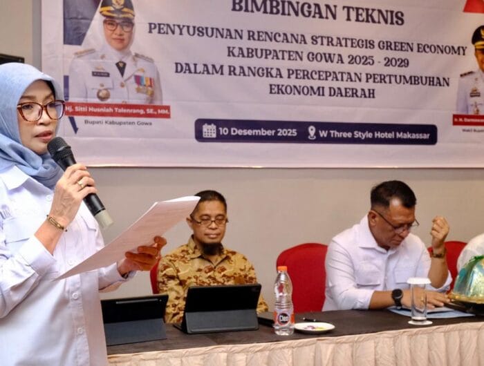 BIMTEK. Badan Perencanaan Pembangunan Daerah (Bappeda) Kabupaten Gowa melaksanakan Bimbingan Teknis Penyusunan Renstra Green Economy Kabupaten Gowa 2025-2029