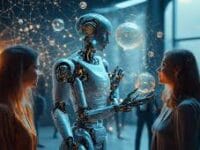 Ilustrasi: berkomunikasi dengan AI