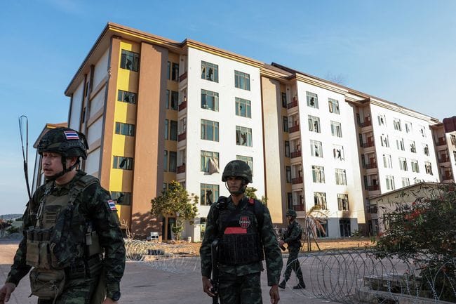 Militer Tailan membongkar kompleks penipuan raksasa di Kamboja,