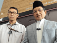 Menteri Agama, Nasaruddin Umat saat mendatangi KPK.