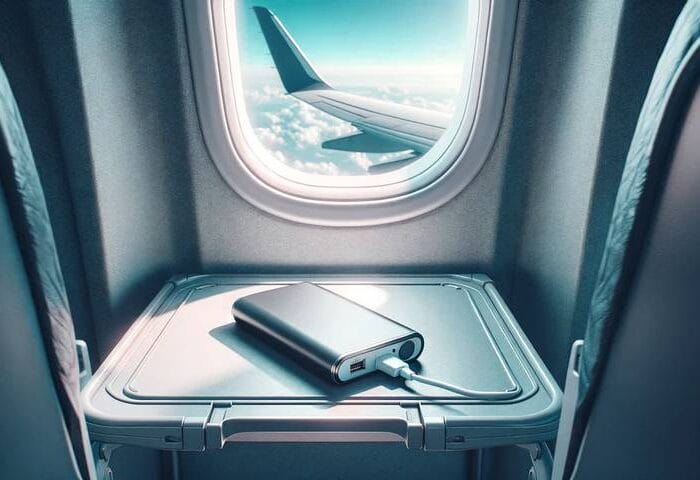 Ilustrasi: Power bank di pesawat