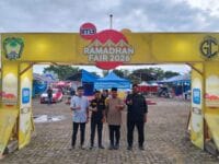 USAHA. Pembukaan UMKM Ramadhan Fair di Kecamatan somba Opu, Gowa.