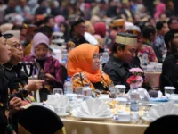 POTENSI. Bupati Gowa, Sitti Husniah Talenrang saat menghadiri PSBM di Hotel Claro, Makassar.