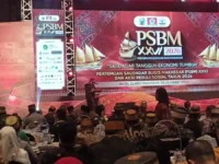 KOLABORASI. Pertemuan para saudagar Bugis Makassar (PSBM) yang digelar di Hotel Claro Makassar.