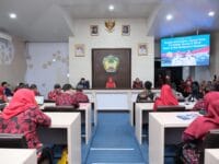 CEGAH. Rapat Koordinasi dan Pendalaman Area Kerawanan Korupsi bersama Tim Koordinasi dan Supervisi Komisi Pemberantasan Korupsi (KPK) di Baruga Pattingalloang, Kantor Bupati Gowa, Kamis (12/3).