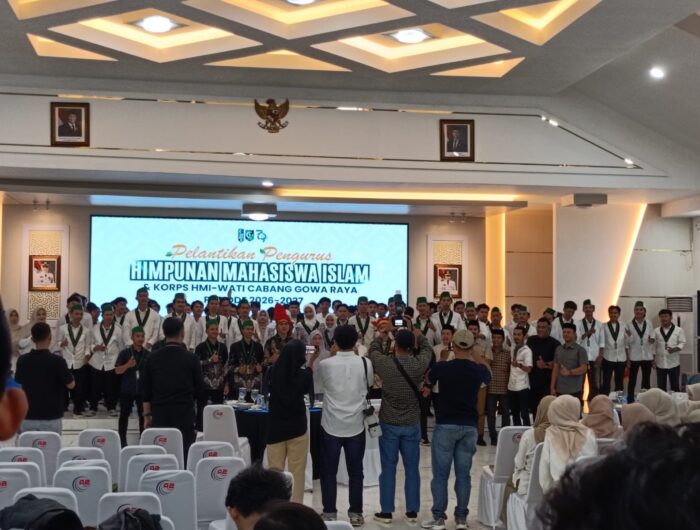 GAGASAN. Pelantikan HMI-Kohati cabang Gowa Raya, Sabtu, 14 Maret 2026.