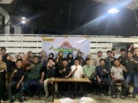 DIALOG. Sejumlah aktivis mahasiswa dan tokoh masyarakat menggelar Dialog Ramadan dan Buka Puasa Bersama di Jalan Faisal, Makassar, Ahad, 15 Maret 2026.